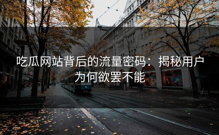 吃瓜网站背后的流量密码：揭秘用户为何欲罢不能  第1张